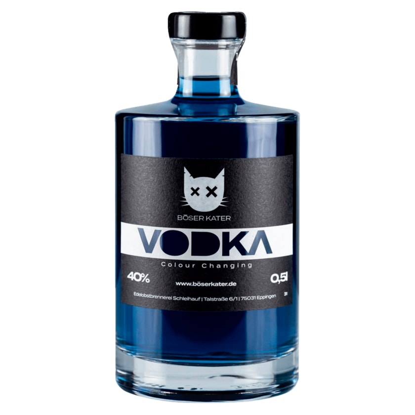 Böser Kater Vodka Colour Changing 0,5l